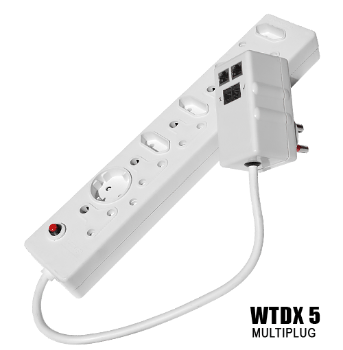 WonderTel Data Xtra High for Mains 5x5 multiplug